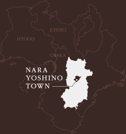 奈良県吉野の地図